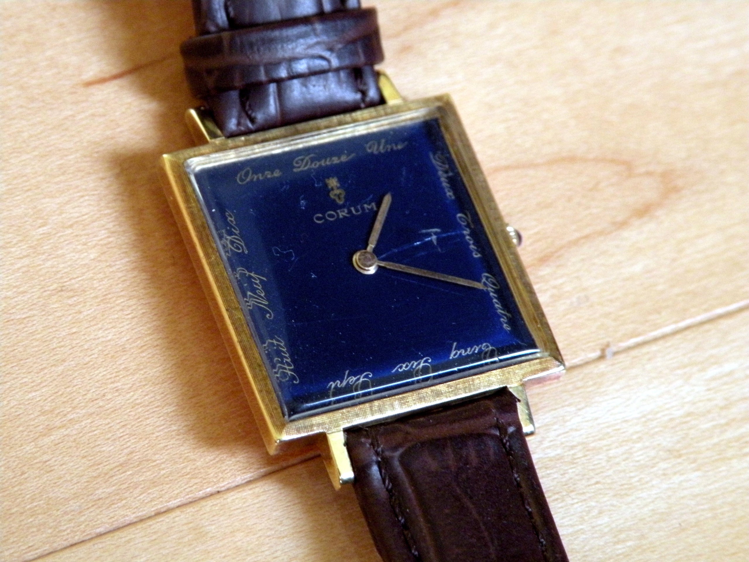 Corum square clearance watch